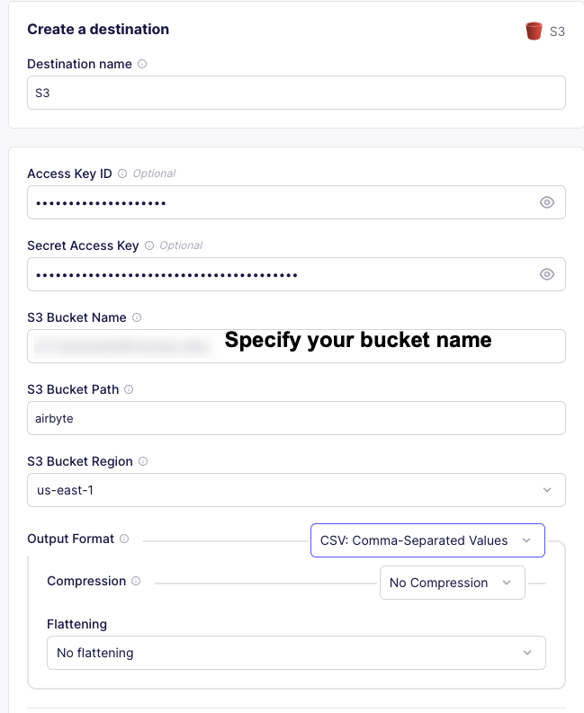 Example connector setup for a developer range